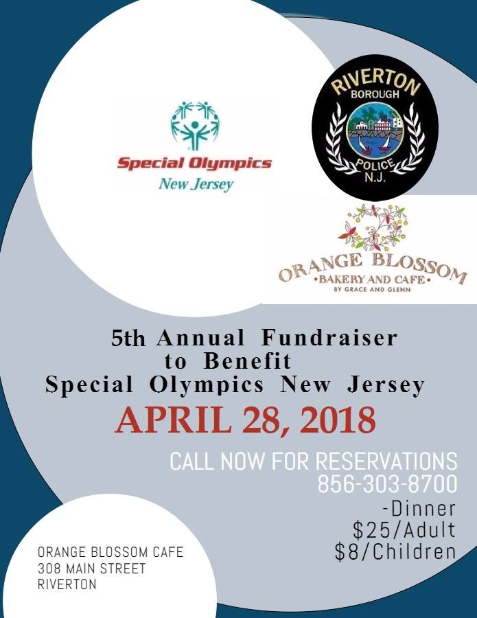 Riverton Police Department's Fundraiser for Special Olympics New Jersey