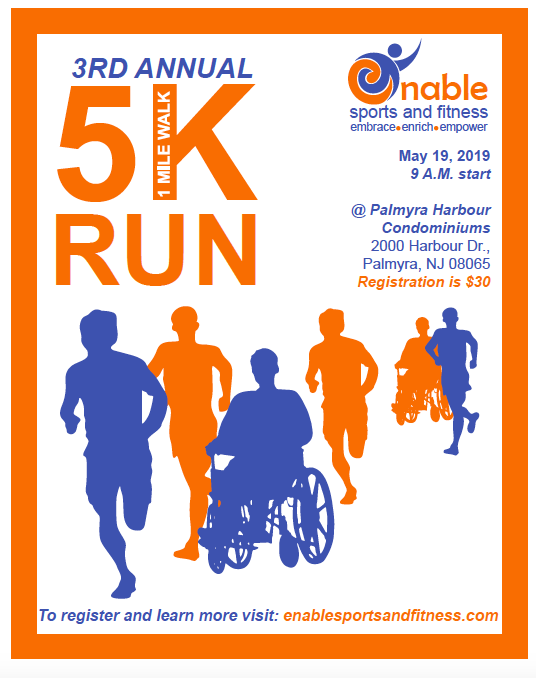 3rd Annual Enable Sports and Fitness 5K Run/1 Mile Fundraiser - Borough ...