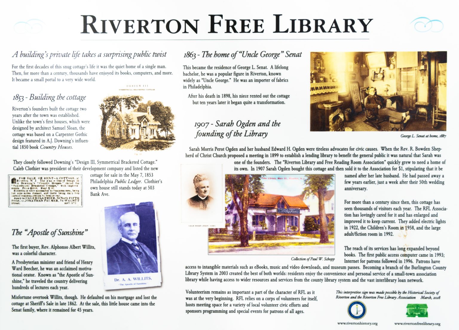 History Borough Of Riverton, NJ