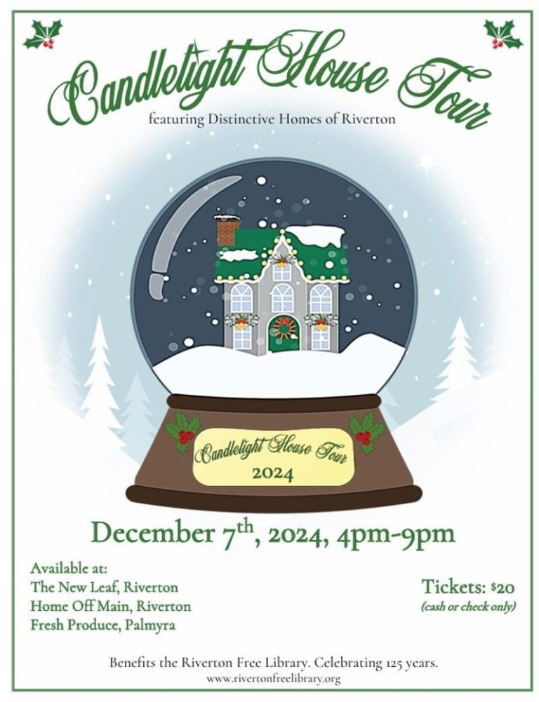 12/7 Riverton Free Library Candlelight House Tour Borough Of Riverton, NJ